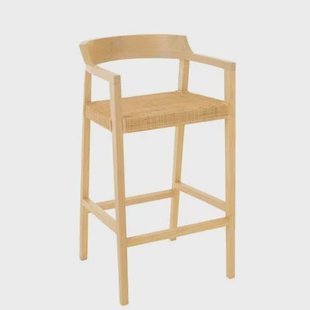 J-Line barstoel Emma - hout - naturel