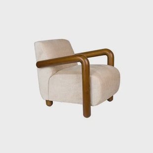 Dutchbone Lounge Chair Robinson - Beige Dutchbone Lounge Chair Robinson - Beige