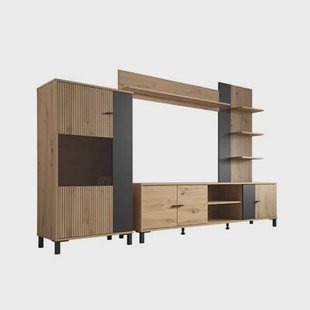 Meubella - Wandmeubel Austin - Eiken