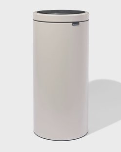 HEMA Brabantia Touch Bin Flat Top Prullenbak 30L Soft Beige - Beige (beige) HEMA Brabantia Touch Bin Flat Top Prullenbak 30L Soft Beige - Beige (beige)