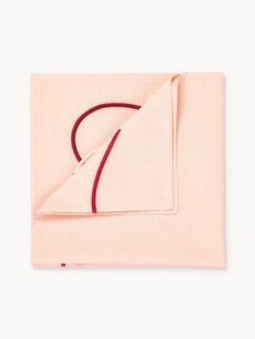 Stoffen servetten Sue met abstracte borduurwerk, 4 stuks