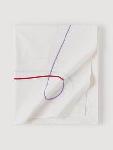 Tafelkleed Sue met abstracte borduurwerk