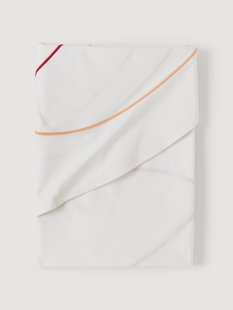 Rond tafelkleed Sue met abstracte borduurwerk