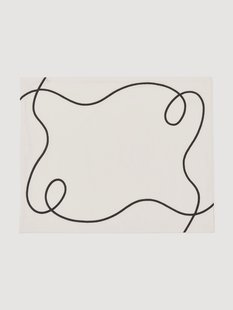 Placemats Sue met abstracte borduurwerk, 2 stuks