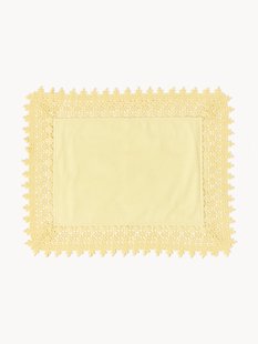 Placemats Flavia met kantrand, 2 stuks