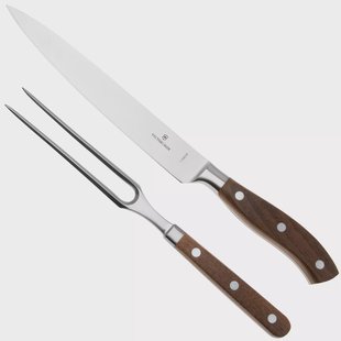 Victorinox Grand Maître Carving Set 7.7240.2, esdoornhout, 2-delige trancheerset