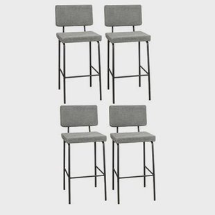 Bronx71 Scandinavische barkruk Espen groen gerecyclede stof 64-77 cm -