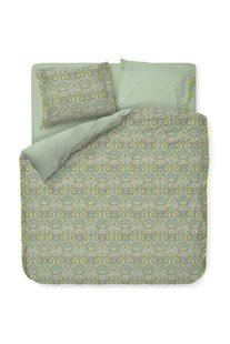 Pip Studio Dekbedovertrekset Kikoy Groen 240x200/220cm