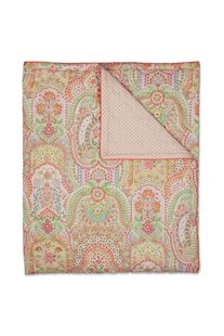 Pip Studio Quilt Jabali Flower Koraal 150x200cm