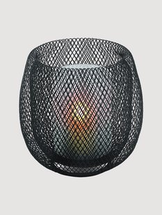 Metalen windlicht Mesh