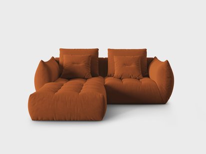 Hoekbank Bloom 3-zits velvet | Micadoni