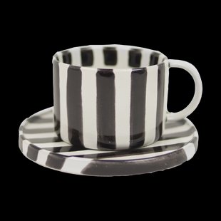 Olsson & Jensen Monica kop met schotel Zwart