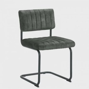 Eetkamerstoel Epse - Groen - Fluweel - 50x84x55cm (BxHxD)