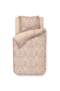 Pip Studio Dekbedovertrekset Jabali Flower Koraal 140x200/220cm