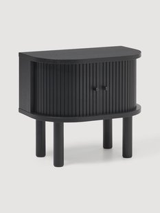 Nachtkastje Calary met geribde voorzijde