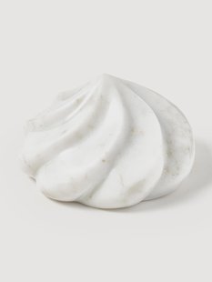Decoratief object Meringue van marmer