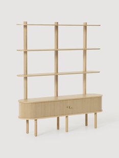 Wandkast Calary met geribde voorzijde