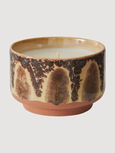 Handgemaakte geurkaars 70&#039;s (oranje, muskus &amp; jasmijn)