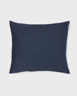 HEMA Kussensloop 60x70cm zacht katoen donkerblauw (donkerblauw)