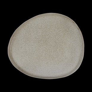 Aida Raw Organic bord 29x25 cm Sandy beige