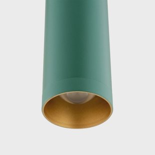 Argon LED hanglamp Rulo, groen, Ø 3,2 cm, staal, 3000 K