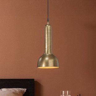 PR Home hanglamp Bainbridge messing Ø 15 cm metalen plug