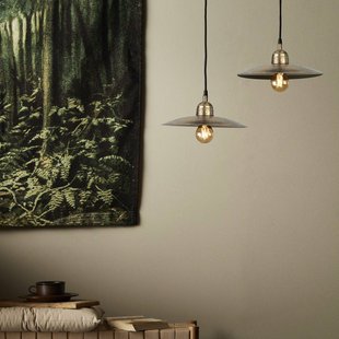 PR Home hanglamp Como, goud, Ø 28 cm, metaal, stekker