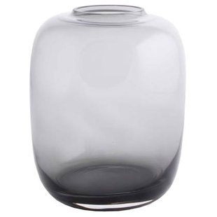 Vase The World - Kara XS grey Ø17 x H24 cm
