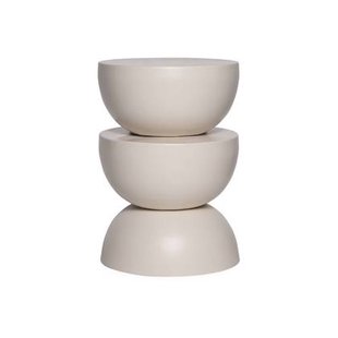 sweeek - Bijzettafel, einde van de bank, metalen nachttafel Ø32 x