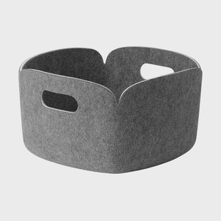 Muuto Restore opbergmand 28x28 cm Grey mélange Muuto Restore opbergmand 28x28 cm Grey mélange