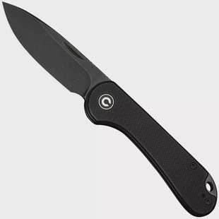Civivi Elementum Slip Joint C18062AJ-1 Black Stonewashed, Black G10, slipjoint zakmes