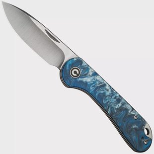 Civivi Elementum Slip Joint C18062AJ-4 Satin, Blue Ocean Resin, slipjoint zakmes