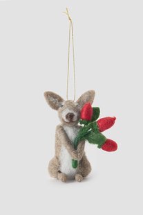 Lichtbruine paashanger konijn