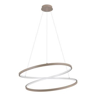 EGLO Ruotale Hanglamp - LED - Ø 70 cm - Zandkleur|Beige|Wit