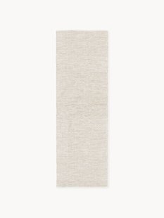 Handgeweven indoor &amp; outdoor loper Rika met vintage ruitjesmotief