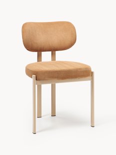Corduroy gestoffeerde stoel Adrien