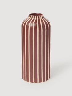 Handbeschilderde vaas Elio, H 23 cm