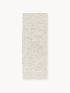 Handgeweven indoor &amp; outdoor loper Rika met vintage ruitjesmotief