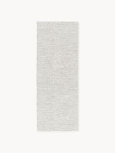 Handgeweven indoor &amp; outdoor loper Rika met vintage ruitjesmotief