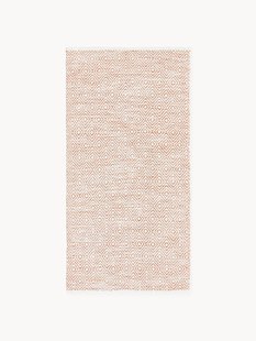 Handgeweven outdoor vloerkleed Rika met vintage ruitjesmotief