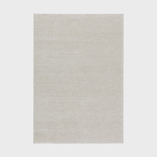 Scandi Living Flock wollen vloerkleed natuurwit 300x400 cm