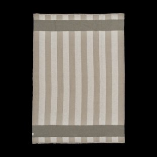 Scandi Living Aisles wollen plaid 130x180 cm Beige