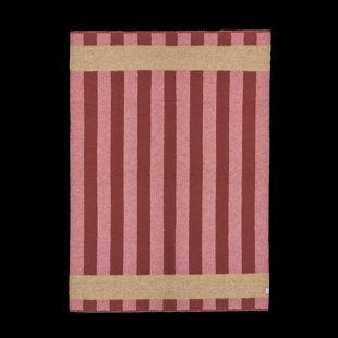 Scandi Living Aisles wollen plaid 130x180 cm Rood