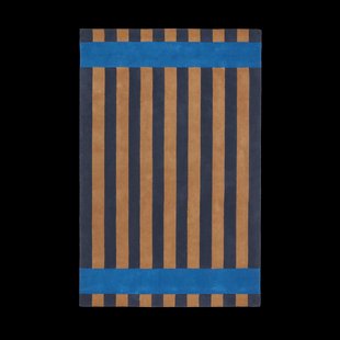 Scandi Living Aisles wollen vloerkleed Blauw, 170x240 cm