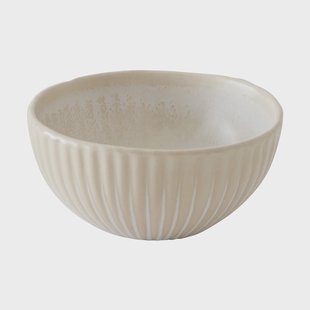 Tell Me More Granada schaal mini Ø11 cm. Creme wit-beige