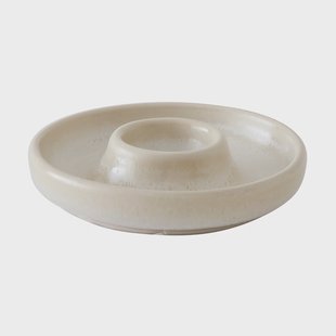 Tell Me More Granada eierdop Ø12 cm Creme wit-beige