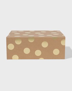 HEMA Doos vouwbaar 23x18x9cm kraft (kraft)
