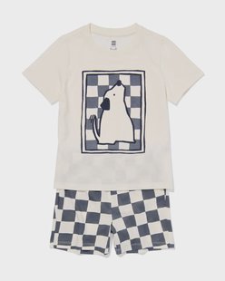 HEMA Kinder shortama hond antraciet (antraciet)