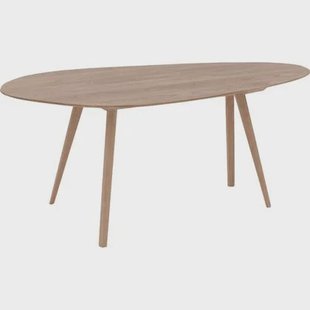 Goossens Eettafel Ferry, Organisch 240 x 120 cm Goossens Eettafel Ferry, Organisch 240 x 120 cm