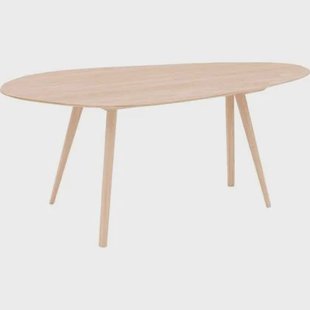 Goossens Eettafel Ferry, Organisch 160 x 80 cm Goossens Eettafel Ferry, Organisch 160 x 80 cm